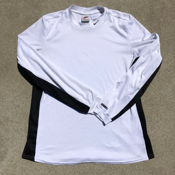 Nike Tops - Vintage Nike Long Sleeve White Gym Workout Shirt
